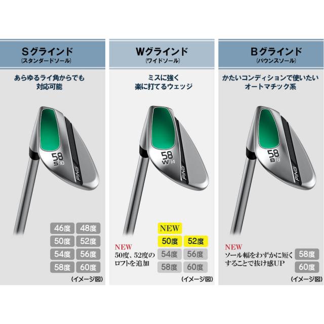 PING ピン　s259 ハイドロパールクローム仕上げ ウェッジ 58〜62°　N.S.PRO MODUS3 TOUR 105 スチールシャフト [2026年モデル]_16