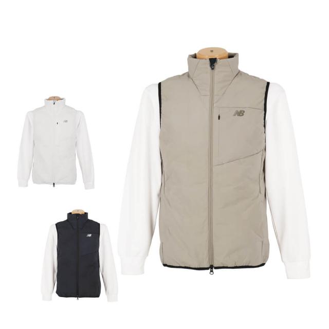 ゴルフウェア　ニューバランス メンズ ライトダウン フルジップ ベスト 012-5258001 [2025年秋冬モデル]