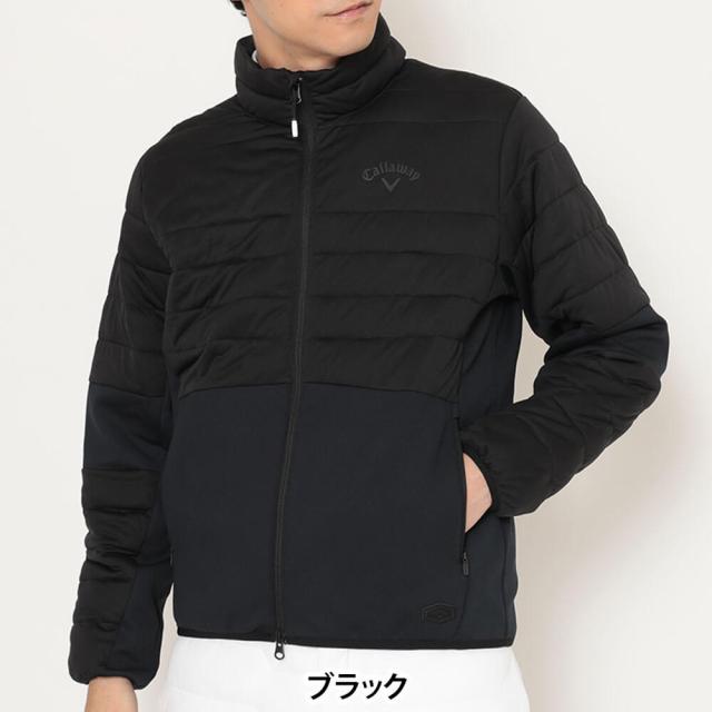[50％OFF] ゴルフウェア　キャロウェイ メンズ スターストレッチ 長袖 中綿&裏起毛スムース スウェット ブルゾン C25217106 [2025年秋冬モデル]_1