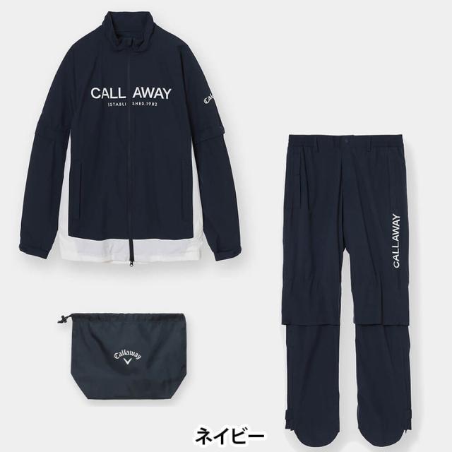 ゴルフウェア　キャロウェイ メンズ セットアップ 2WAY ベンチレーション レインウェア C26989100 [2026年モデル]_15