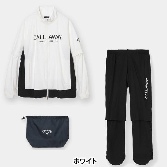 ゴルフウェア　キャロウェイ メンズ セットアップ 2WAY ベンチレーション レインウェア C26989100 [2026年モデル]_1