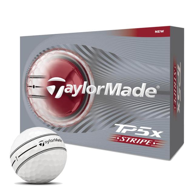 ゴルフボール　テーラーメイド　TP5x STRIPE ティーピーファイブエックス ストライプ　3ダースセット （12球入り×3箱） [2026年モデル]
