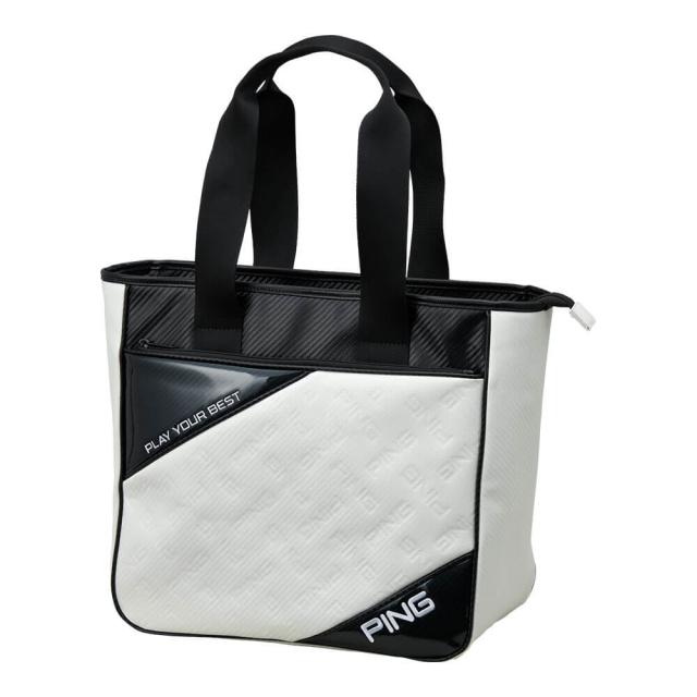 PING ピン　エンボス トートバッグ GB-U2517 38575-01 WHITE