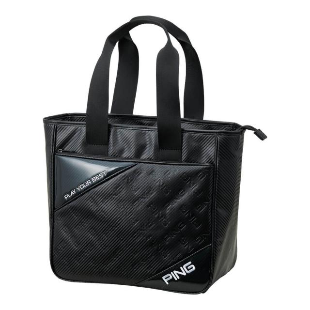 PING ピン　エンボス トートバッグ GB-U2517 38575-02 BLACK