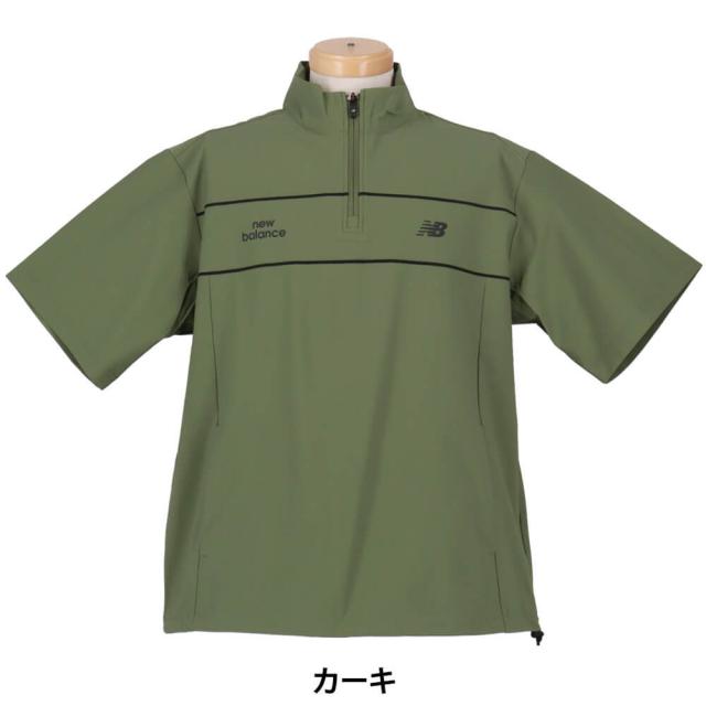 ゴルフウェア　ニューバランス メンズ 半袖 スタンドジップ プルオーバー 012-6164003 [2026年春夏モデル]_7