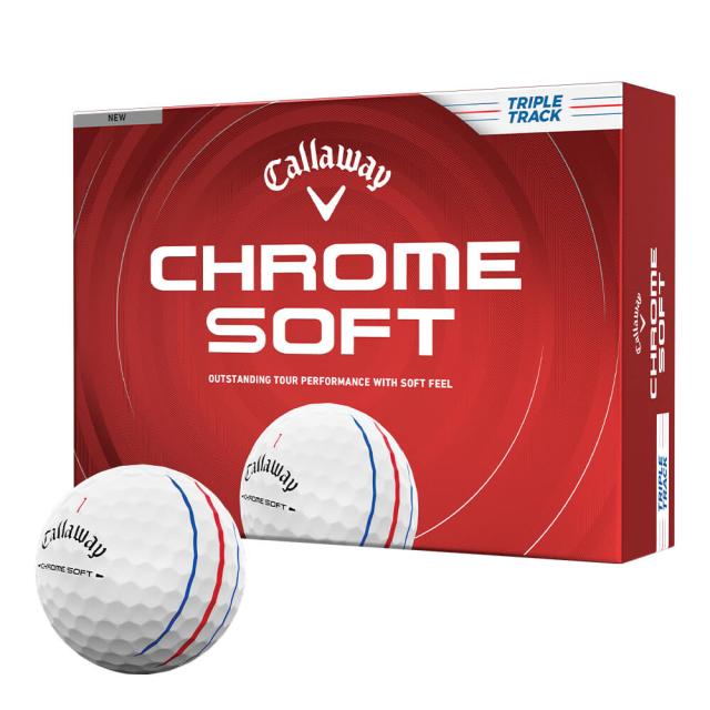 ゴルフボール　キャロウェイ CHROME SOFT クロム ソフト　6ダースセット （12球入り×6箱） [2026年モデル]