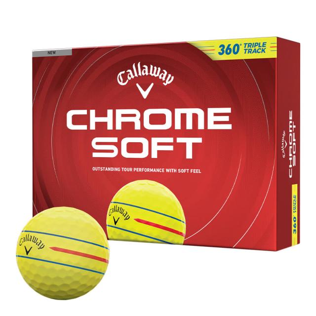 ゴルフボール　キャロウェイ CHROME SOFT クロム ソフト　6ダースセット （12球入り×6箱） [2026年モデル]