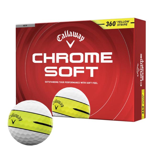 ゴルフボール　キャロウェイ CHROME SOFT クロム ソフト　6ダースセット （12球入り×6箱） [2026年モデル]