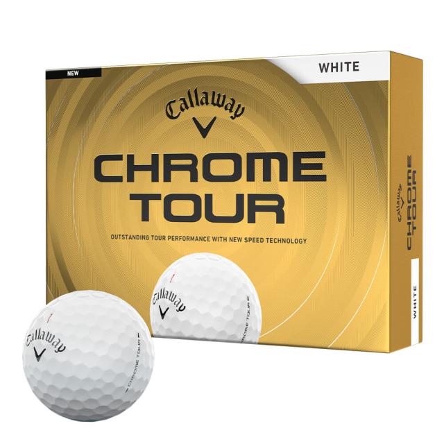 ゴルフボール　キャロウェイ CHROME TOUR クロム ツアー　6ダースセット （12球入り×6箱） [2026年モデル]