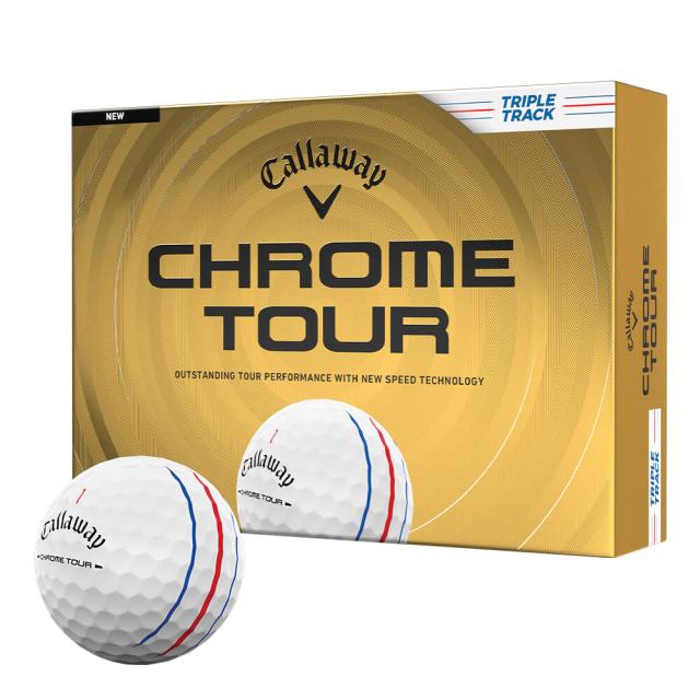 ゴルフボール　キャロウェイ CHROME TOUR クロム ツアー　6ダースセット （12球入り×6箱） [2026年モデル]