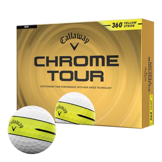 ゴルフボール　キャロウェイ CHROME TOUR クロム ツアー　6ダースセット （12球入り×6箱） [2026年モデル]