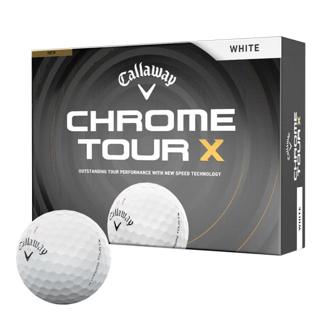 ゴルフボール　キャロウェイ CHROME TOUR X クロム ツアーX 　6ダースセット （12球入り×6箱） [2026年モデル]