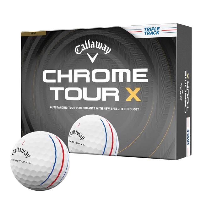 ゴルフボール　キャロウェイ CHROME TOUR X クロム ツアーX 　6ダースセット （12球入り×6箱） [2026年モデル]