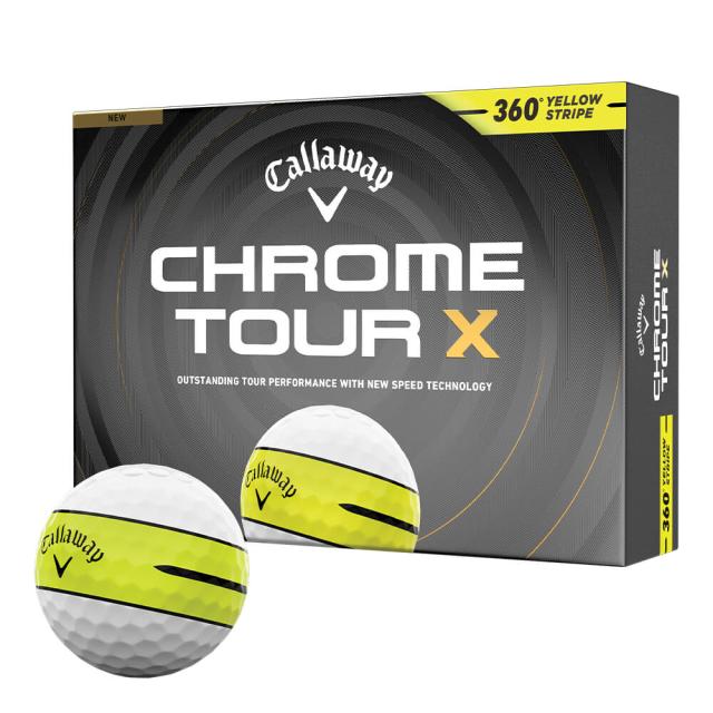 ゴルフボール　キャロウェイ CHROME TOUR X クロム ツアーX 　6ダースセット （12球入り×6箱） [2026年モデル]