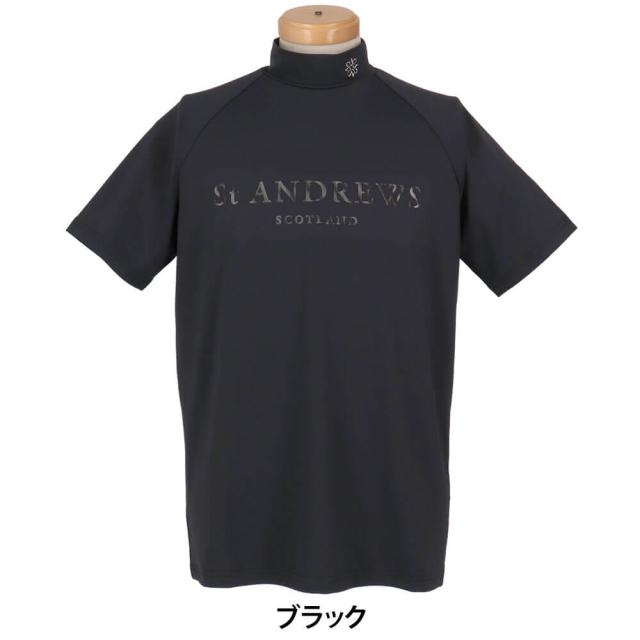 ゴルフウェア　セントアンドリュース メンズ ベア天竺 半袖 ハイネック シャツ 042-6167351 [2026年春夏モデル]_1