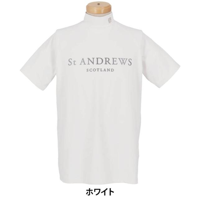 ゴルフウェア　セントアンドリュース メンズ ベア天竺 半袖 ハイネック シャツ 042-6167351 [2026年春夏モデル]_5