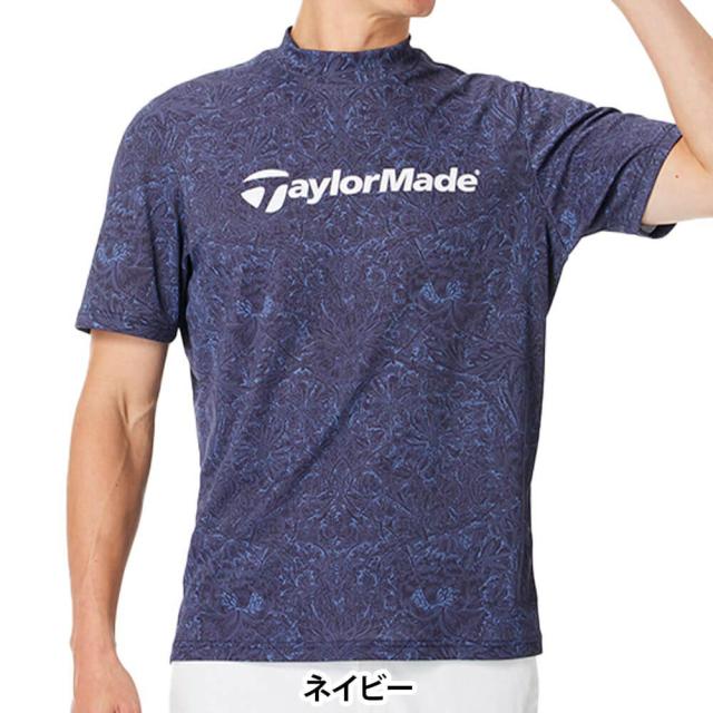 ゴルフウェア　テーラーメイド メンズ リバティー柄 半袖 モックネック シャツ TL745 [2026年春夏モデル]_1