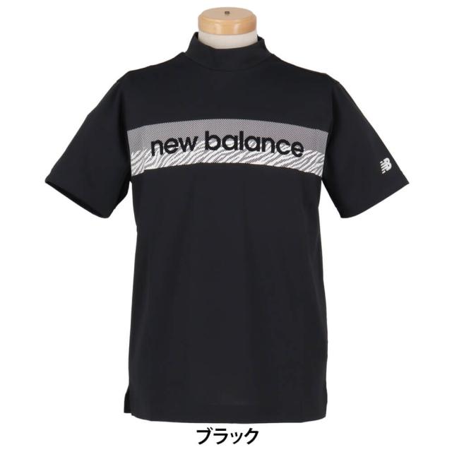 ゴルフウェア　ニューバランス メンズ スクエアリバース 半袖 モックネック プルオーバー シャツ 012-6166011 [2026年春夏モデル]_1