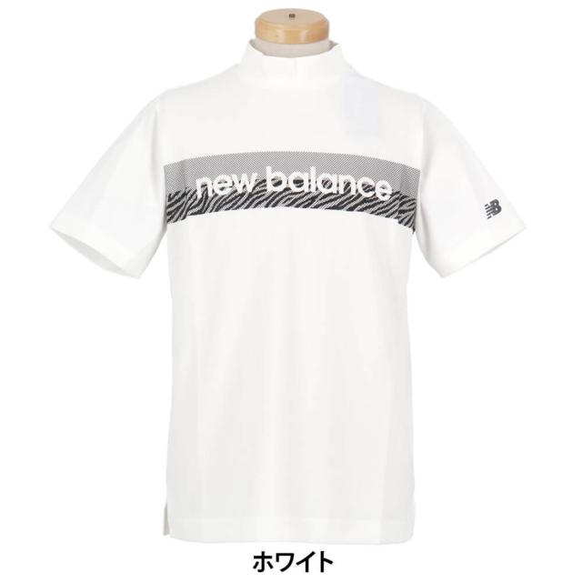 ゴルフウェア　ニューバランス メンズ スクエアリバース 半袖 モックネック プルオーバー シャツ 012-6166011 [2026年春夏モデル]_4