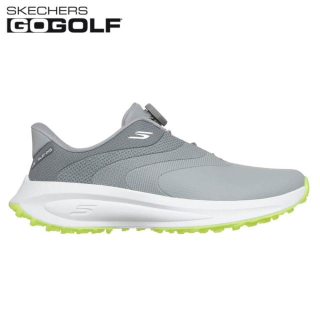ゴルフシューズ　SKECHERS スケッチャーズ メンズ SLIP-INS FLOW SI TWIST スリップインズ ウォータープルーフ フロー SI ツイストフィット スパイクレス 214149 GRY グレー [2026年モデル]