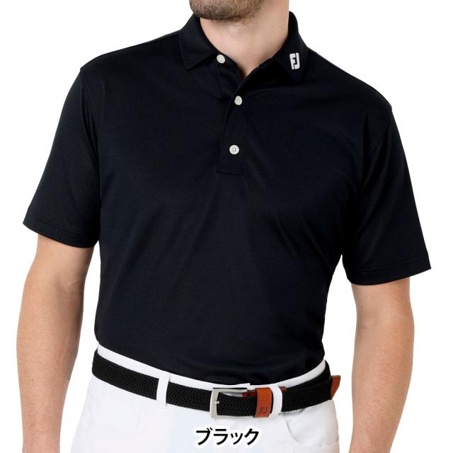 ゴルフウェア　フットジョイ メンズ ストレッチ鹿の子 半袖 ポロシャツ FJ-S26-BES01 [2026年春夏モデル]_1
