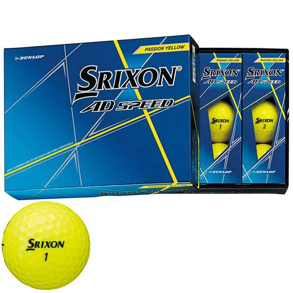 ダンロップ Srixon スリクソン Ad Speed Adスピード ゴルフボール 1ダース 12球入り パッションイエロー 年モデル の通販はau Pay マーケット 有賀園ゴルフ Au Pay マーケット店