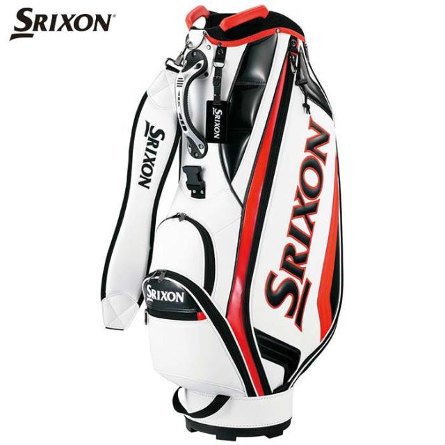 ダンロップ SRIXON スリクソン　メンズ 軽量スタンダードモデル キャディバッグ GGC-S166 ホワイトの通販は 13,431円