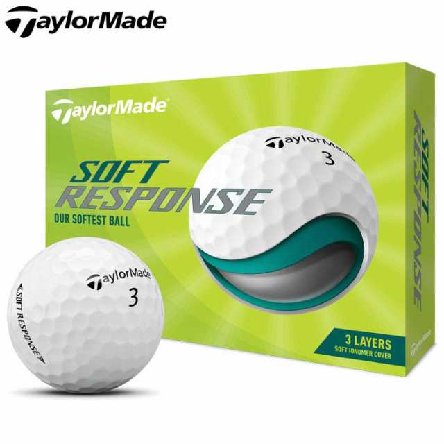 テーラーメイド SOFT RESPONSE ソフトレスポンス ゴルフボール 1ダース