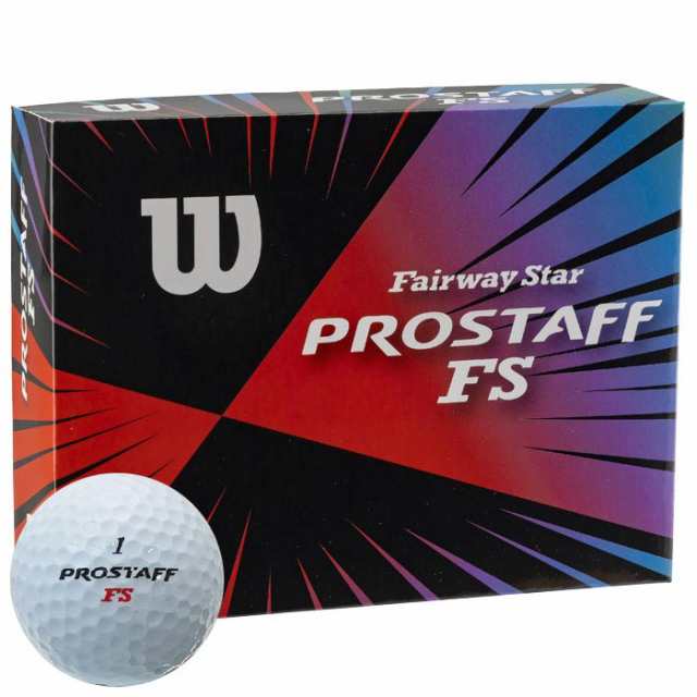 ウィルソン PROSTAFF FS プロスタッフFS ゴルフボール 1ダース（12球入り） ホワイトの通販はau PAY マーケット - 有賀園ゴルフ  au PAY マーケット店