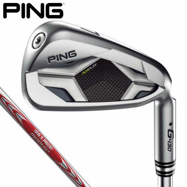 PING ピン　G430 アイアン 6本セット（＃6〜9、PW、45）　N.S.PRO MODUS3 TOUR 105 スチールシャフト [2022年モデル]