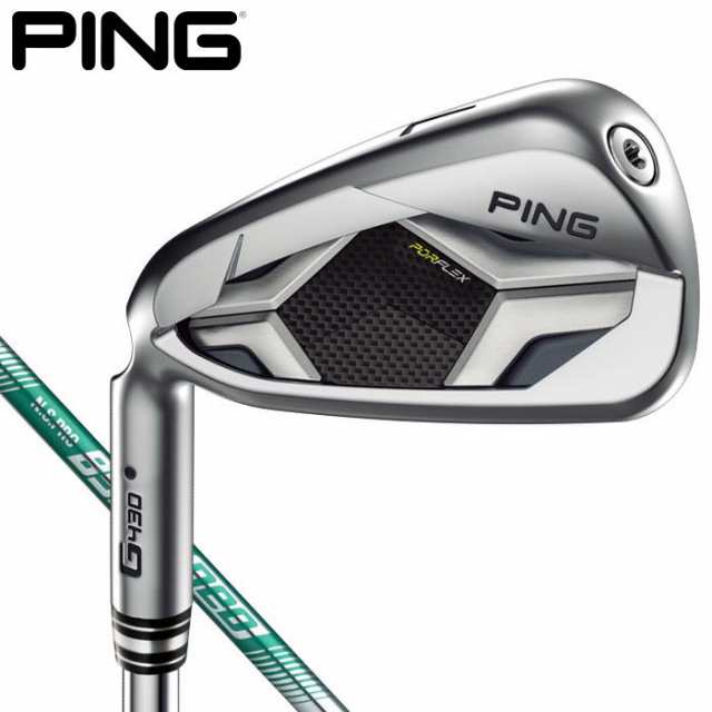 PING ピン　G430 左用・レフティ アイアン 6本セット（＃6〜9、PW、45）　N.S.PRO 850GH neo スチールシャフト [2022年モデル]