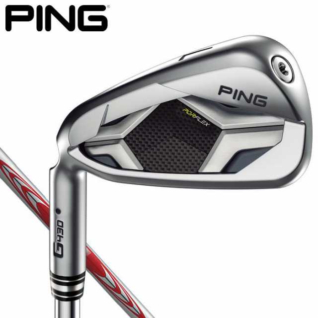 PING ピン　G430 左用・レフティ アイアン 6本セット（＃6〜9、PW、45）　N.S.PRO MODUS3 TOUR 105 スチールシャフト [2022年モデル]