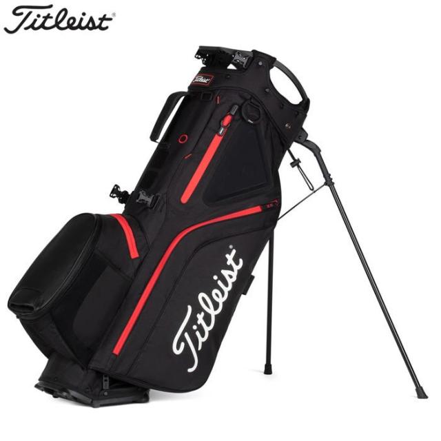 タイトリスト　メンズ Hybrid 5 ハイブリッド 5 スタンドバッグ キャディバッグ TB21SX6 006 ブラック×ブラック×レッド [2023年モデル]の通販は