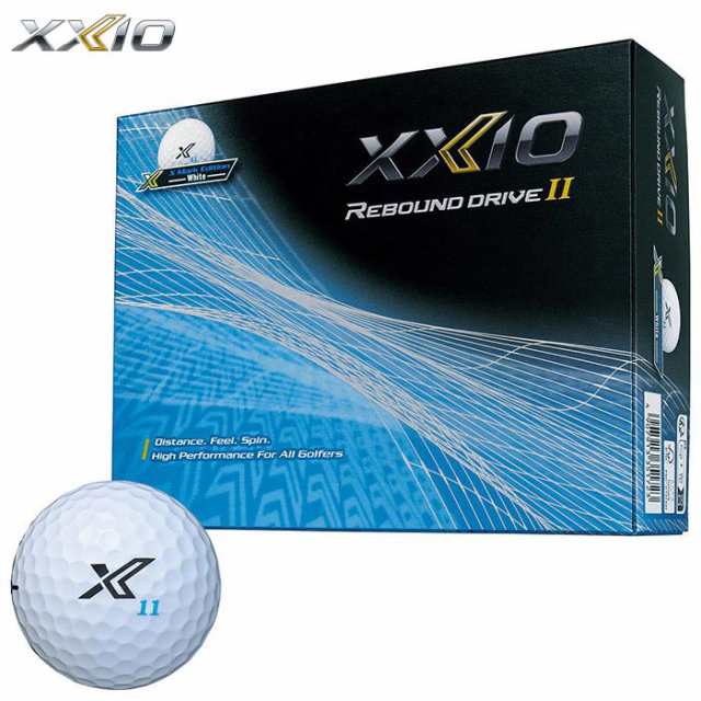 ダンロップ XXIO REBOUND DRIVE II ゼクシオ リバウンドドライブ2 ゴルフボール 1ダース（12球入り） Xマーク  [2024年モデル]の通販はau PAY マーケット - 有賀園ゴルフ au PAY マーケット店 | au PAY マーケット－通販サイト