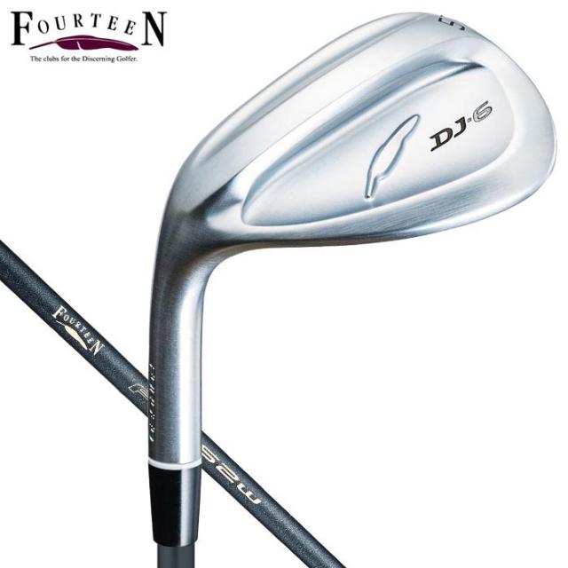 カスタム 左用 フォーティーン ウェッジ ニッケルクロムメッキ DJ-6　FOURTEEN GOLF RAUNE ウェッジ グラファイトデザイン Fourteen フォーティーン 正規品 DJ-6 ウェッジ ニッケル