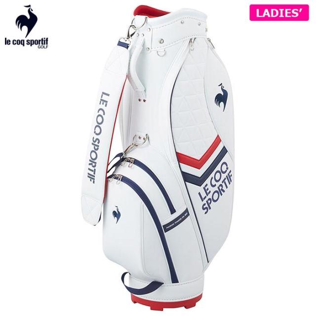 [30％OFF] ルコック　レディース キルティングデザイン 軽量 キャディバッグ QQCWJJ03 WH00 ホワイト [2023年モデル]の通販は