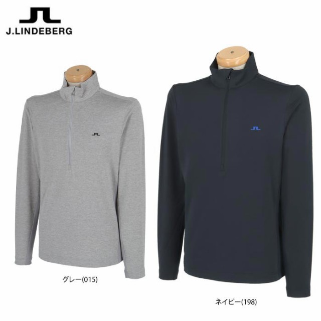 [55％OFF] Jリンドバーグ　メンズ メッシュ切替 ハイブリッド 長袖 ハーフジップシャツ 071-39914 [2023年秋冬モデル]