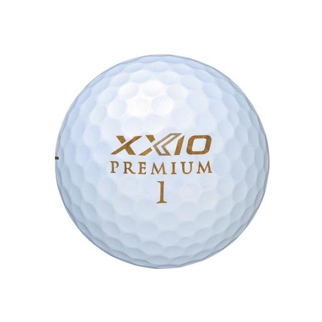 ダンロップ　XXIO ゼクシオ PREMIUM プレミアム ゴルフボール　1ダース（12球入り）　ロイヤルゴールド [2024年モデル]