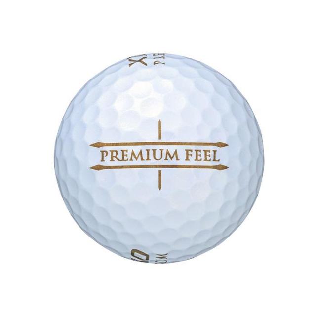 ダンロップ　XXIO ゼクシオ PREMIUM プレミアム ゴルフボール　1ダース（12球入り）　ロイヤルゴールド [2024年モデル]