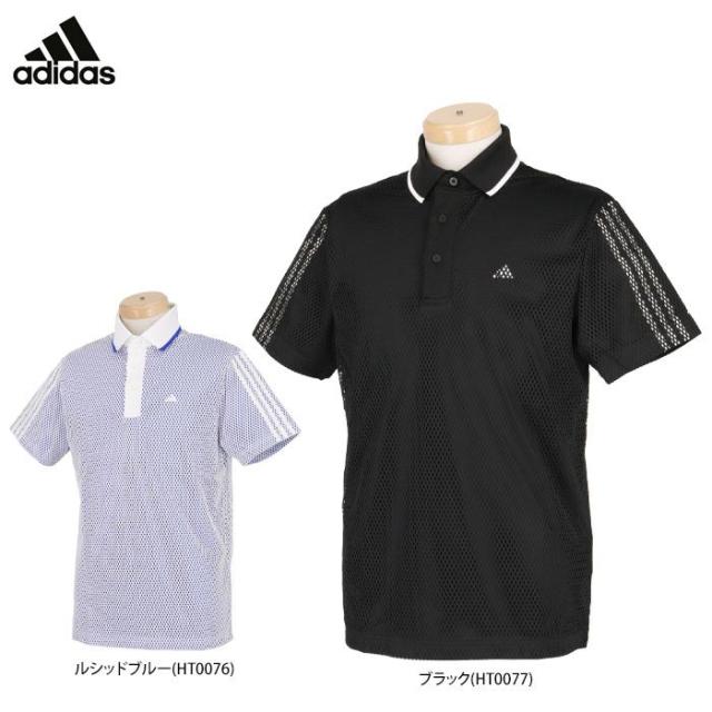 [60％OFF] アディダス　メンズ ULTIMATE365 メッシュレイヤード スリーストライプス 半袖 ポロシャツ EAU37 [2023年モデル] [春夏モデル] 特価の通販は 5,111円