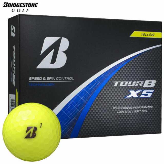 ブリヂストン TOUR B XS ツアーB エックスエス ゴルフボール 1ダース（12球入り）　イエロー [2024年モデル]の通販は