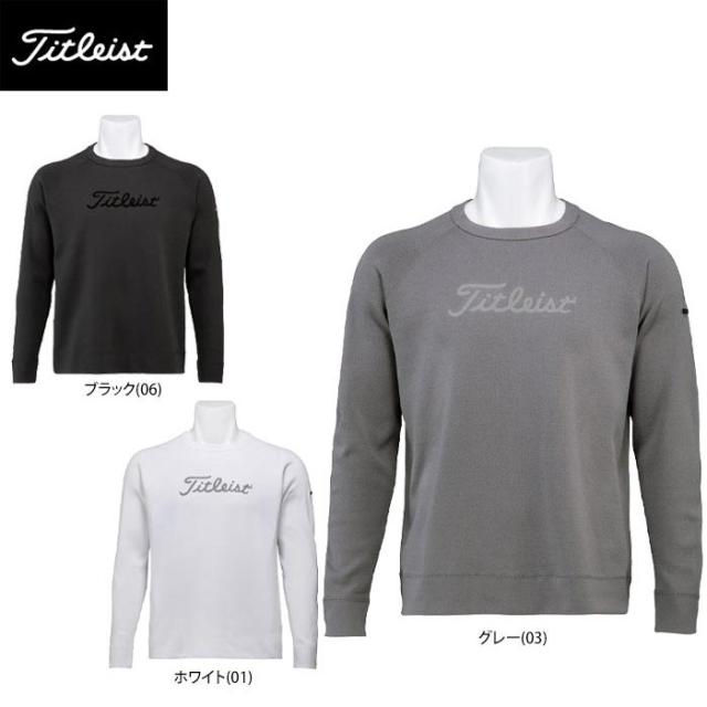 [53％OFF] タイトリスト　メンズ ストレッチ 長袖 クルーネック ニット プルオーバー TKPMK130J [2023年モデル] [春夏モデル] 特価の通販は