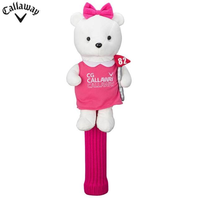キャロウェイ ユニセックス BEAR FWY ベア フェアウェイウッド用 ヘッドカバー SS 24 JM 5524161 ホワイト