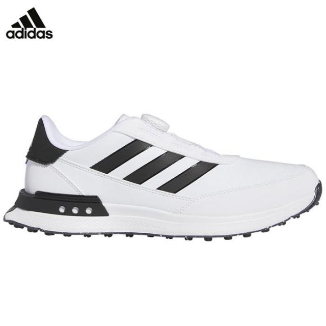 アディダス　メンズ S2G SL BOA ボア 24 スパイクレス ゴルフシューズ MDK92 IF0286 フットウェアホワイト/コアブラック/フットウェアホワイト [2024年モデル]