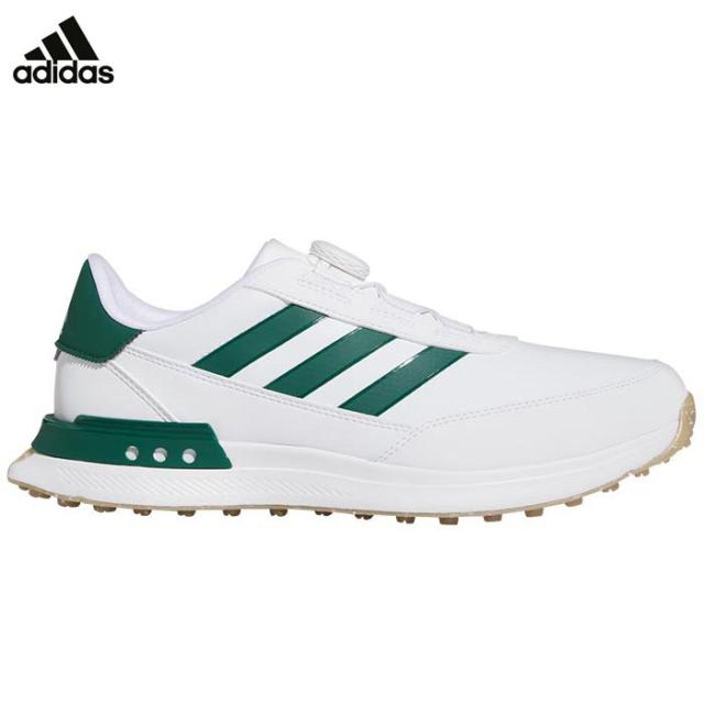 アディダス　メンズ S2G SL BOA ボア 24 スパイクレス ゴルフシューズ MDK92 IF0291 フットウェアホワイト/カレッジグリーン/ガム [2024年モデル]の通販は 10,582円