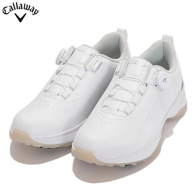 キャロウェイ　メンズ AERO SPORT エアロスポーツ ソフトスパイク ゴルフシューズ C24996110 1031 ホワイト/ブルー [2024年モデル]