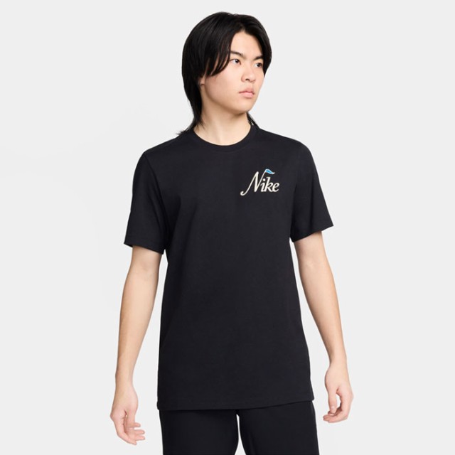 ナイキ　メンズ ゴルフモチーフ ロゴ刺繍 半袖 Tシャツ FV8429 010 ブラック [2024年春夏モデル]の通販は
