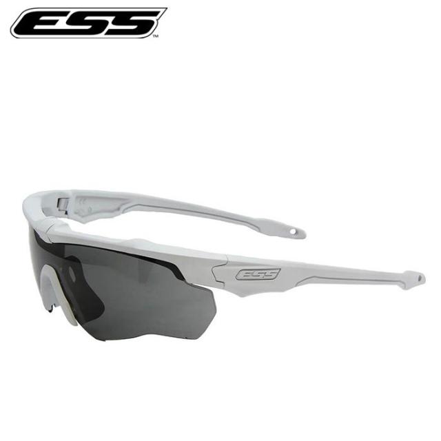 ESS Crossblade NARO Cerakote サングラス EE9034-103 Hidden White/Smoke Gray