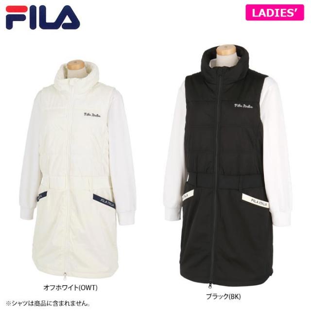 フィラ　レディース 防風 ストレッチ 中綿 キルト ノースリーブ フルジップ ワンピース 794-208 [2024年秋冬モデル]の通販は 9,781円