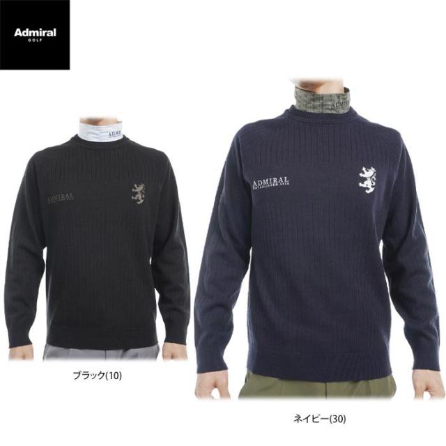 [30％OFF] アドミラル　メンズ ビッグランパント刺繍 長袖 クルーネック セーター ADMA472 [2024年秋冬モデル]の通販は 11,550円